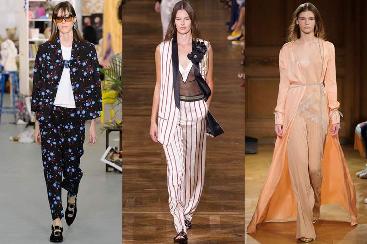 pajama-style clothes are fashion trends for spring summer 2022-2023