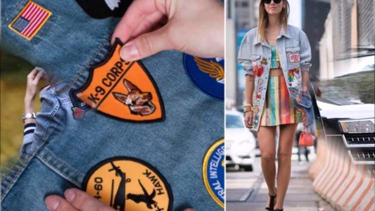 jeans with patches are spring summer 2022-2023 fashion trends