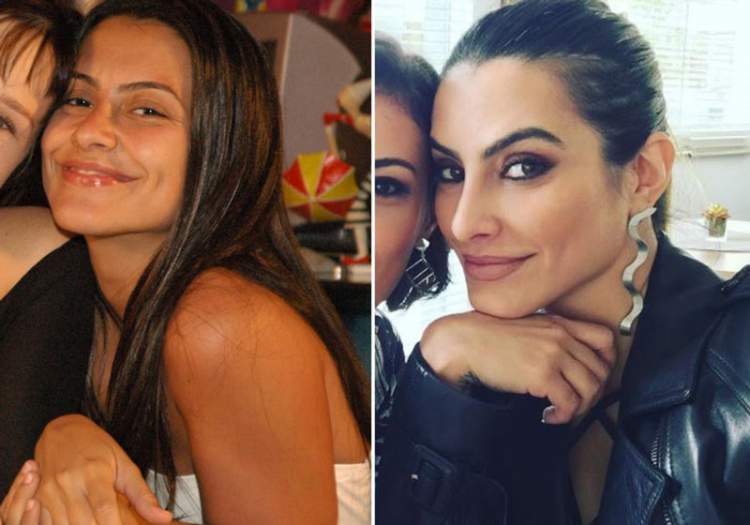 Cleo Pires Eyebrows - Before and After