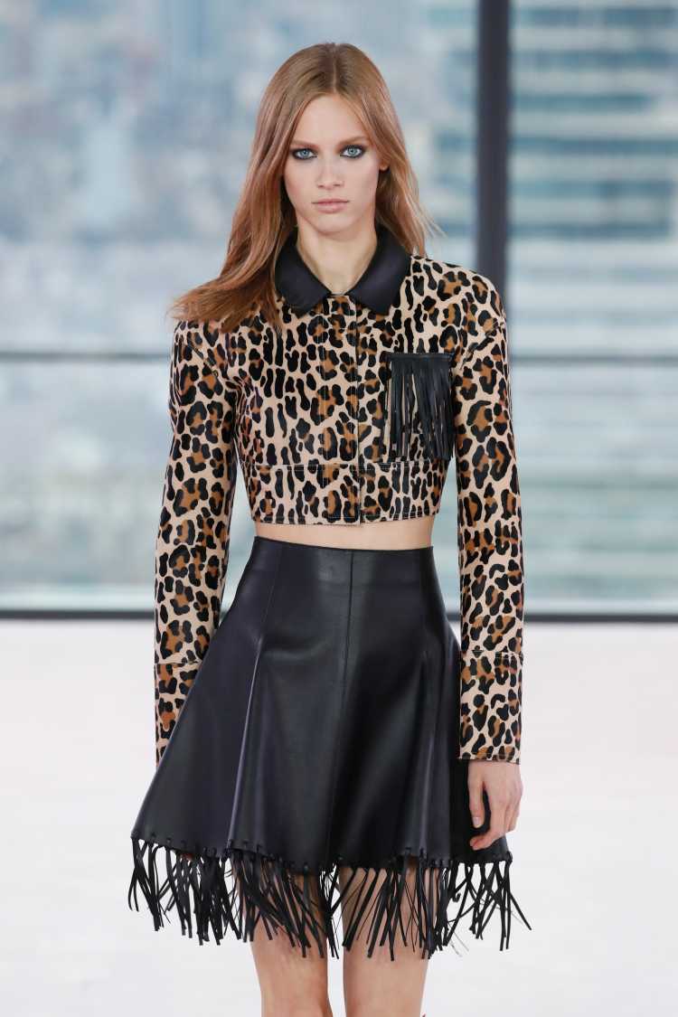 cropped animal print is one of the best winter 2019 trends 