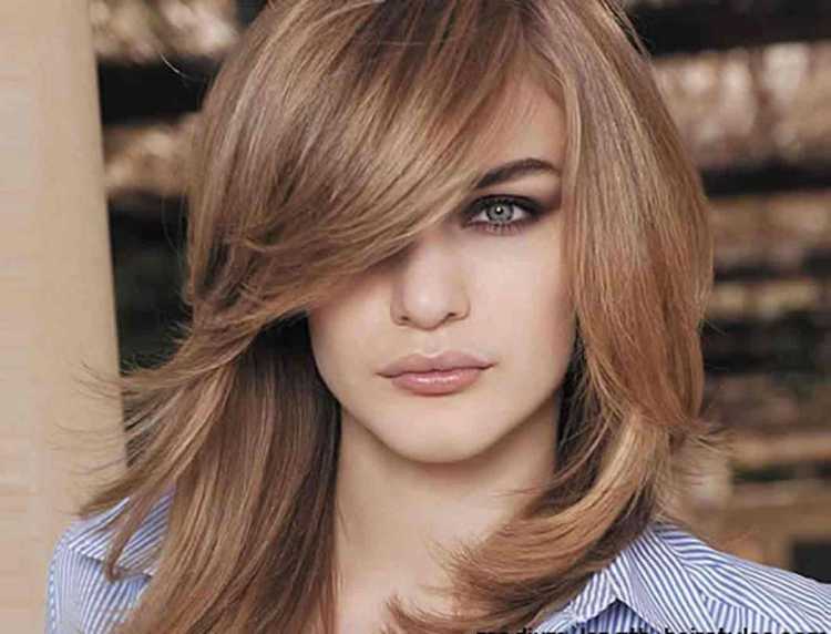 cut model with side bangs to give more volume