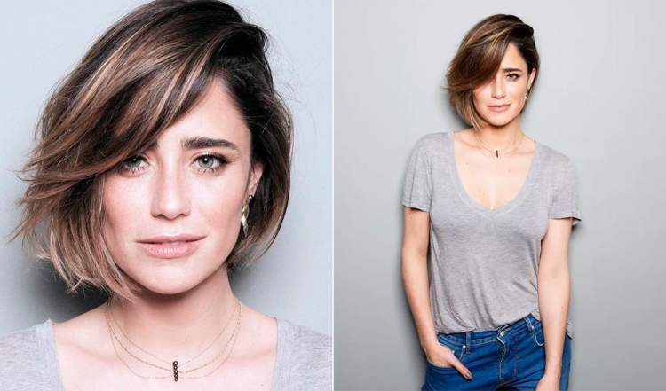 Trend: Asymmetrical cut with long side bangs