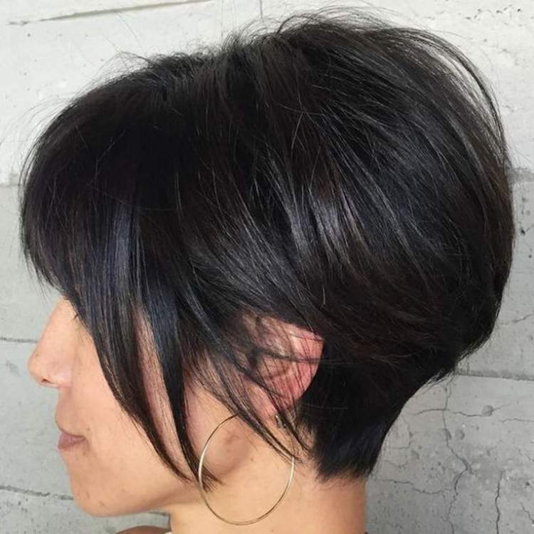 Trend: Short cut with volume at the top of the head