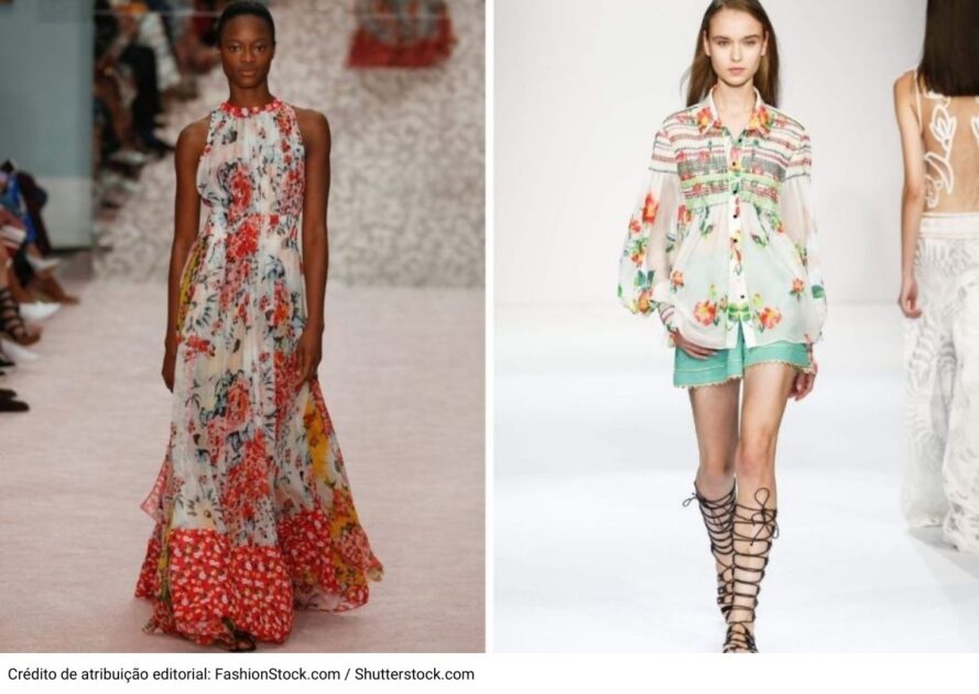 Floral print is one of the summer 2021 fashion trends