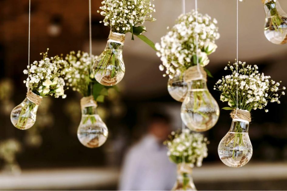 Creative wedding decoration