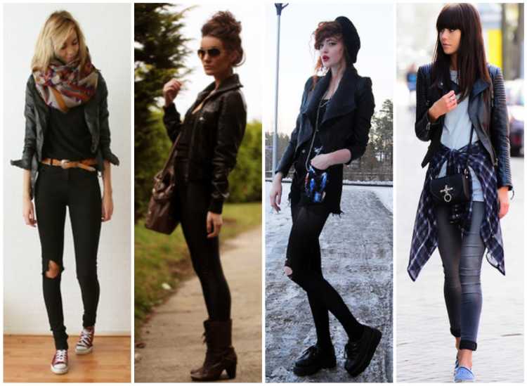 Look suggestions with a leather jacket