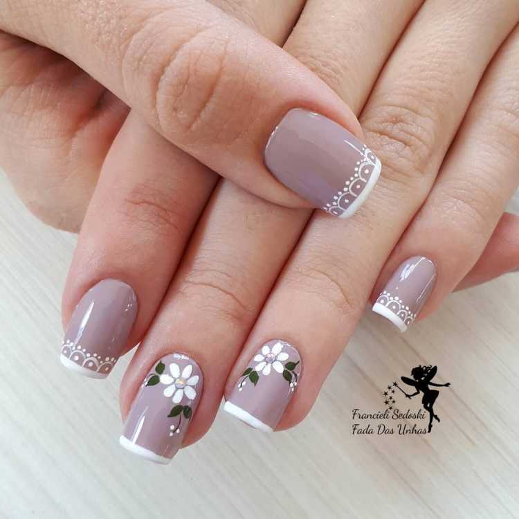 delicate nail art