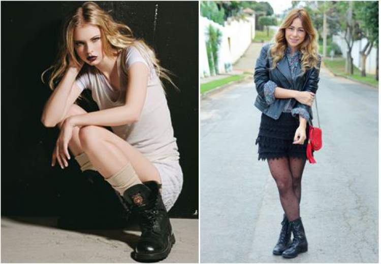 Super stylish, combat boots are comfortable and cool footwear.