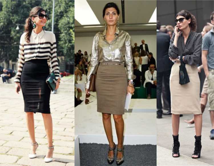 How to use a pencil skirt in winter work outfits