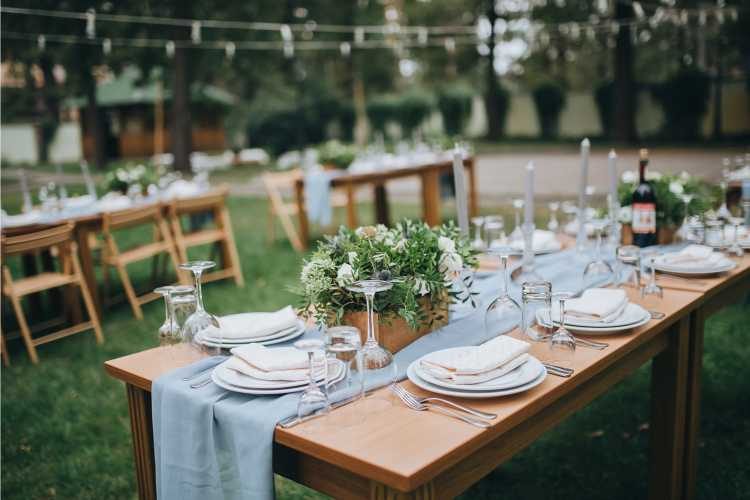 simple wedding at home