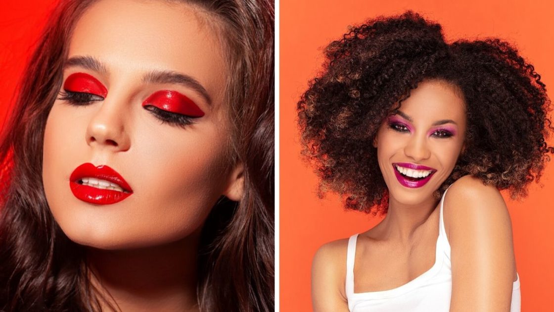 Red monochromatic makeup - (Photos: shutterstock)