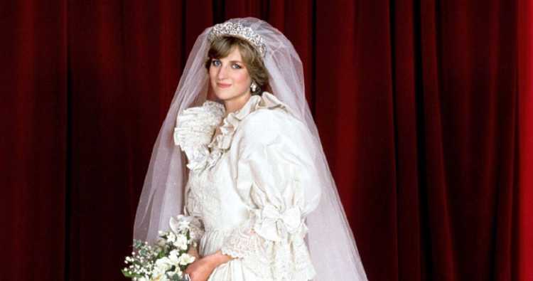 El vestido de novia de la princesa Diana