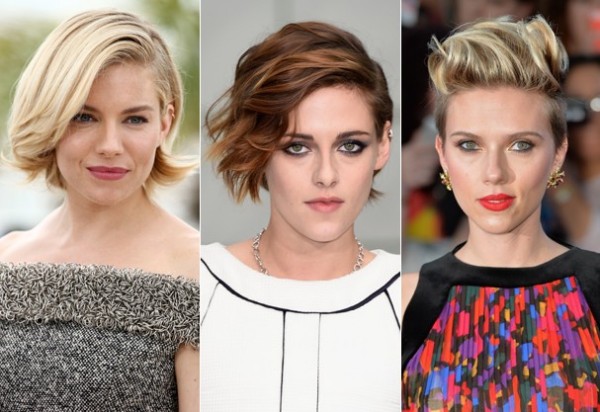 celebrities who wear short hair