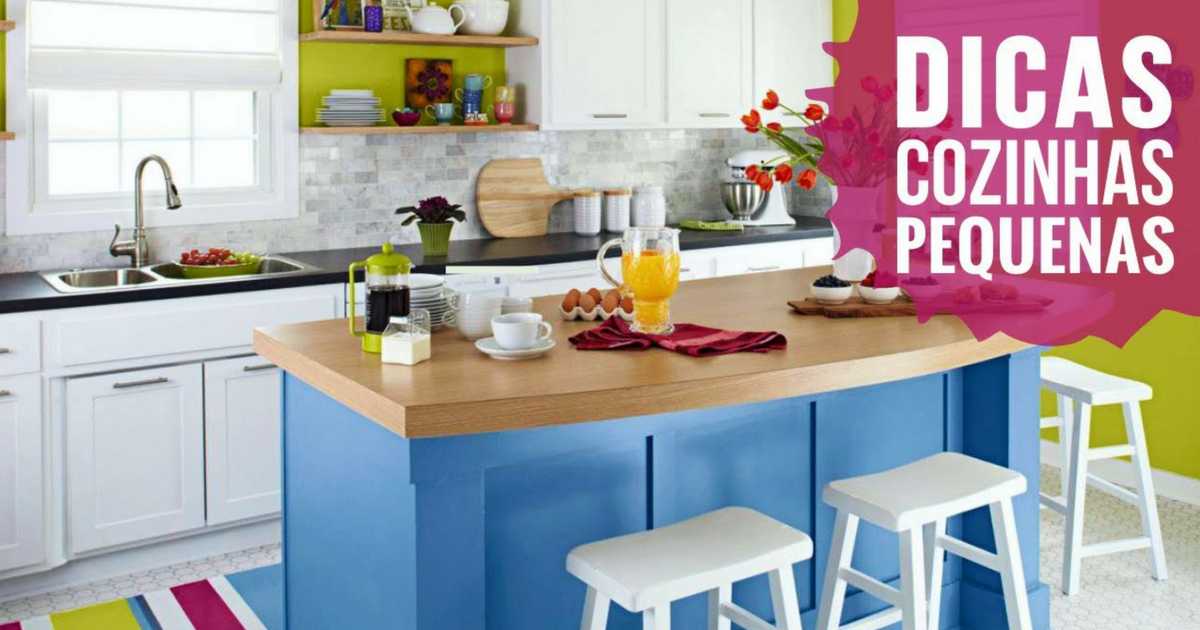 25 ideas and rules for decorating a small kitchen