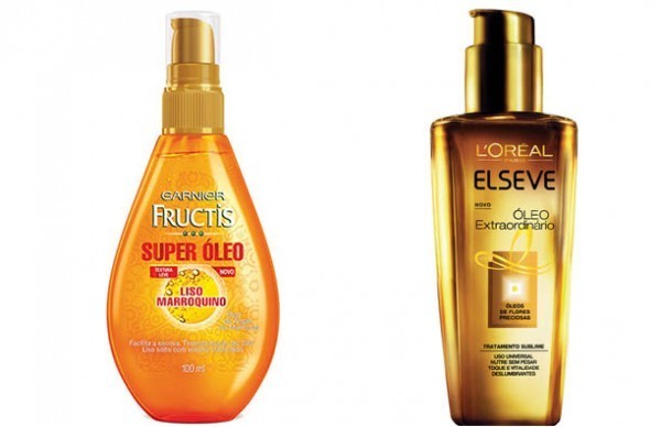 Fructis and Elseve oils for blonde hair care