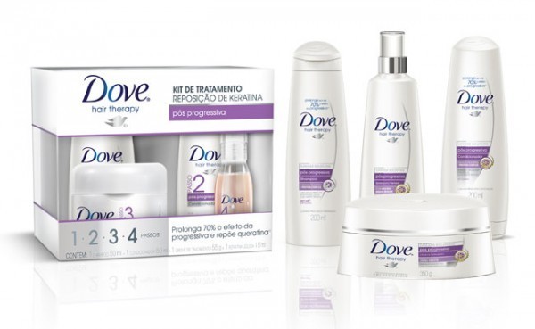 Dove offers a line of products to repair blonde hair