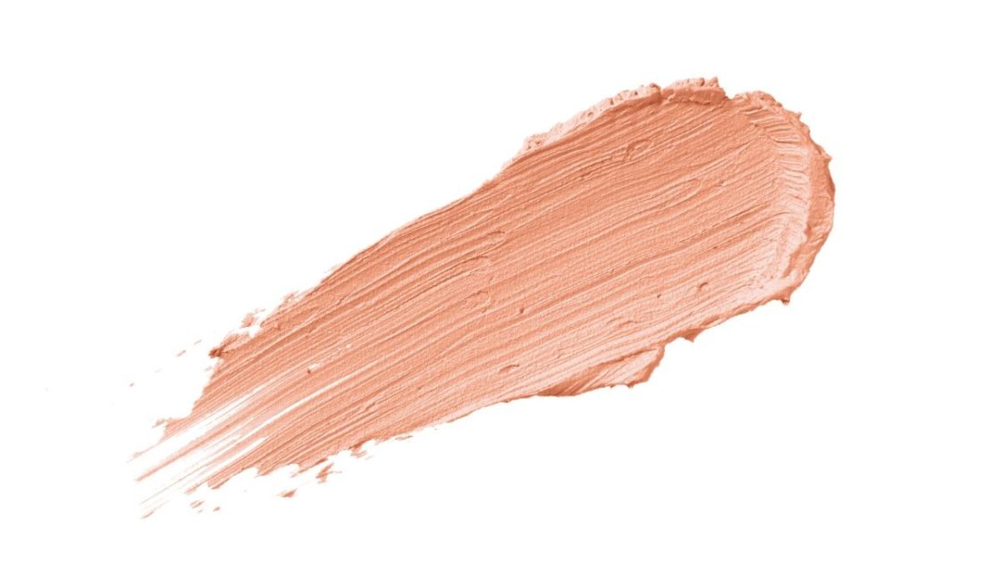 Peach makeup concealer