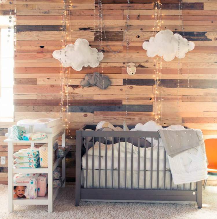 Decorated baby room