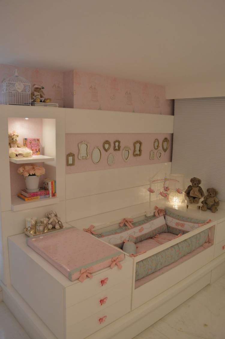 Princess style baby room decor