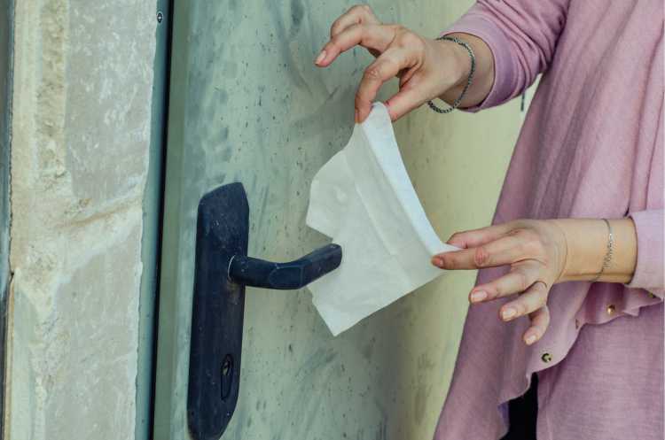 Doorknobs are one of the household objects that are very dirty