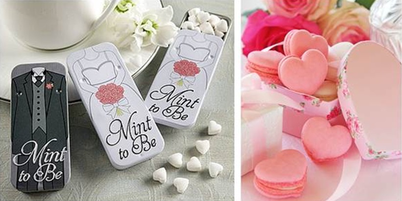 Personalized candies among the trends in wedding favors