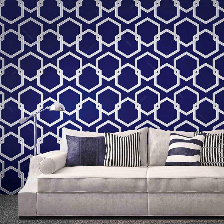 Self-adhesive wallpaper helps with creative and inexpensive decoration to transform your home