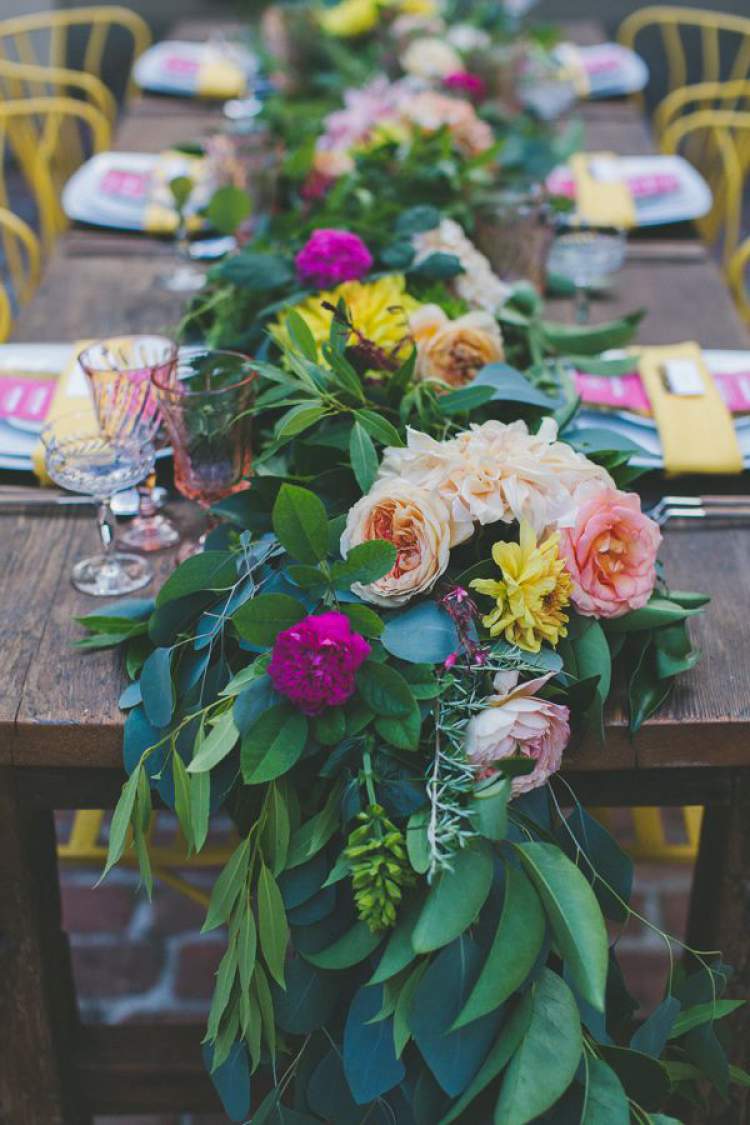 Tips for decorating a wedding table