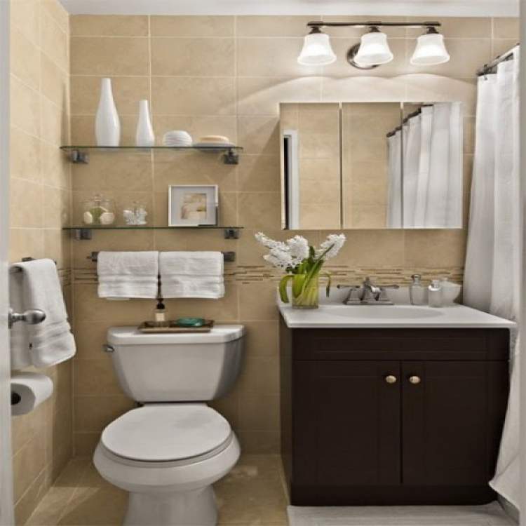 Find out how to make a small bathroom more spacious