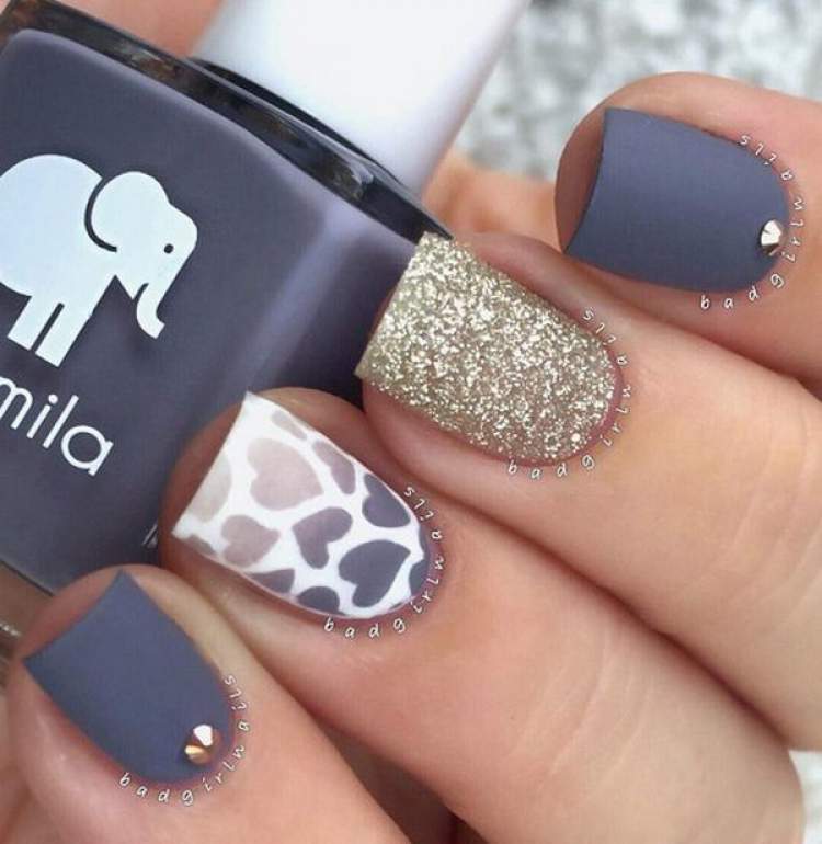 Decorated nails for inspiration