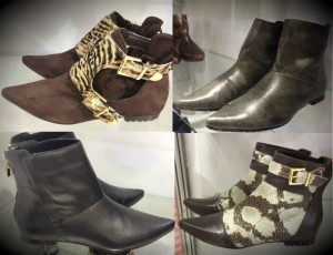 Women's boots with applications