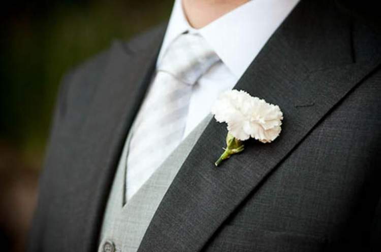 Carnation lapel