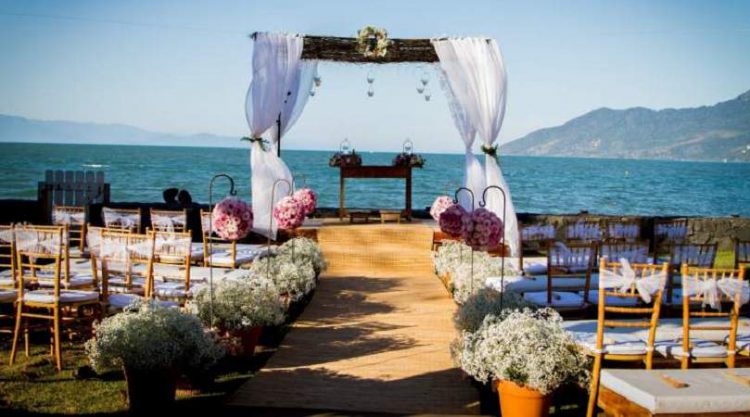 Decoración de boda en la playa