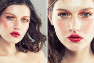 Blurred Lips: blurred lips are becoming fashionable