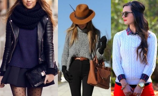 Sweaters among fall and winter fashion accessories