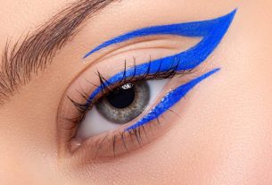 Neon eyeliner is becoming a trend in the beauty world