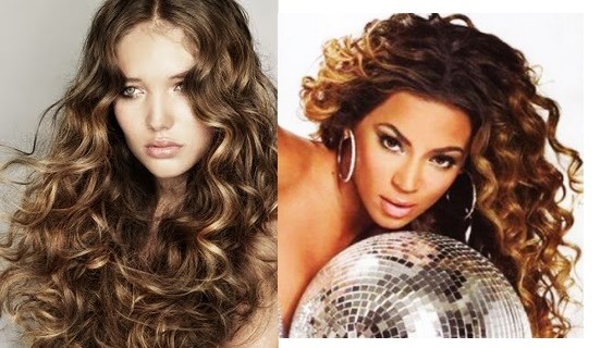 types of highlights in curly hair