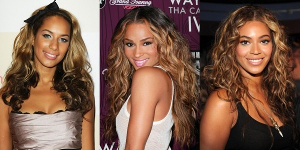 get inspired by highlights in curly hair