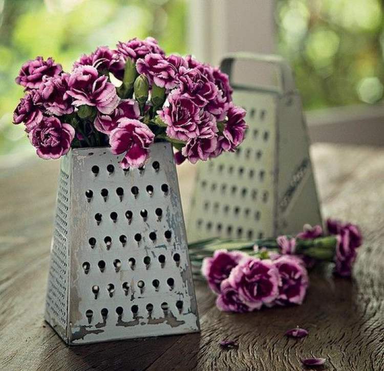 Grater flower arrangement