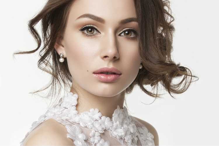 Soft bridal makeup