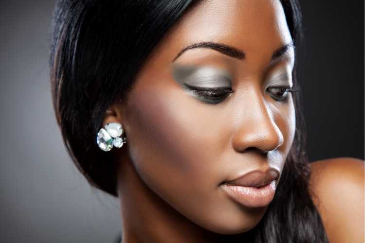 Makeup for a black wedding guest