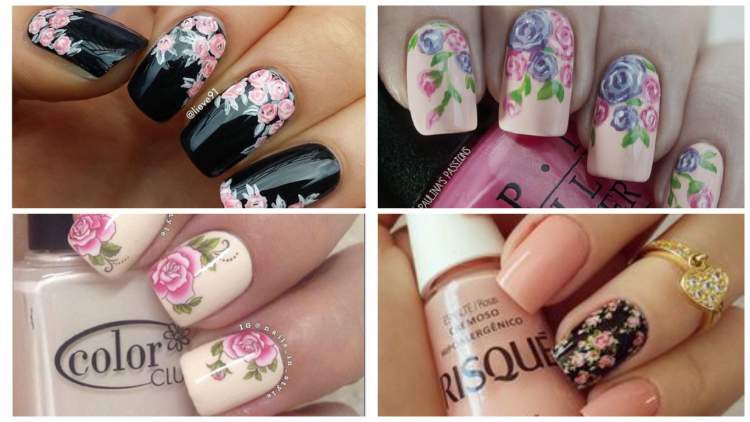 beautiful decorated nails