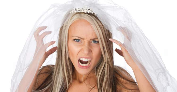 stressed bride