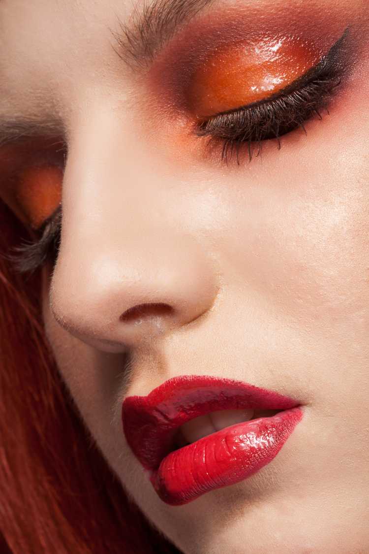 Orange Gloss Eyeshadow