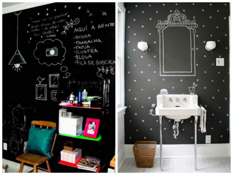 How to use chalkboards in decoration