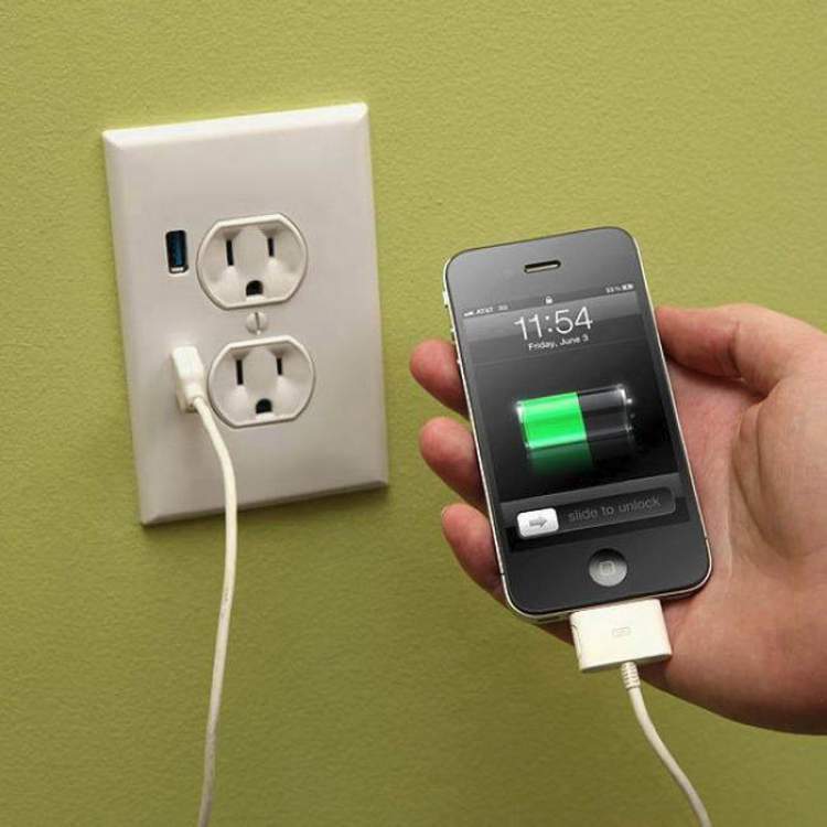 Socket with USB