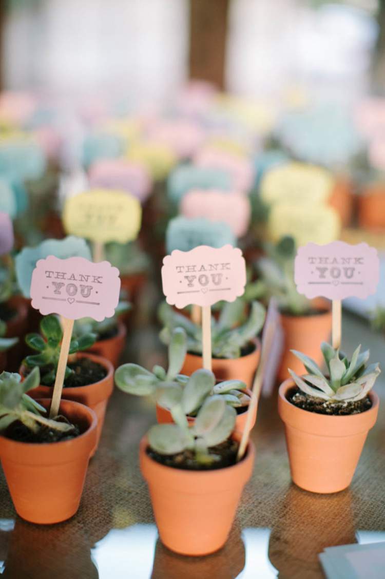 sustainable wedding favors