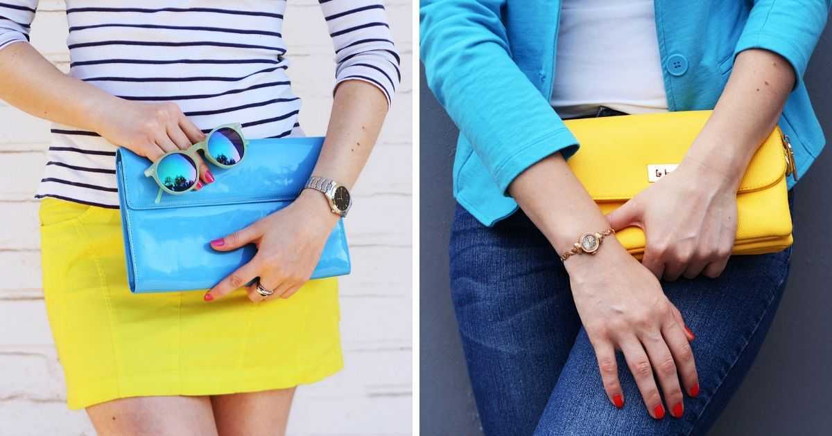 colorful hand bags