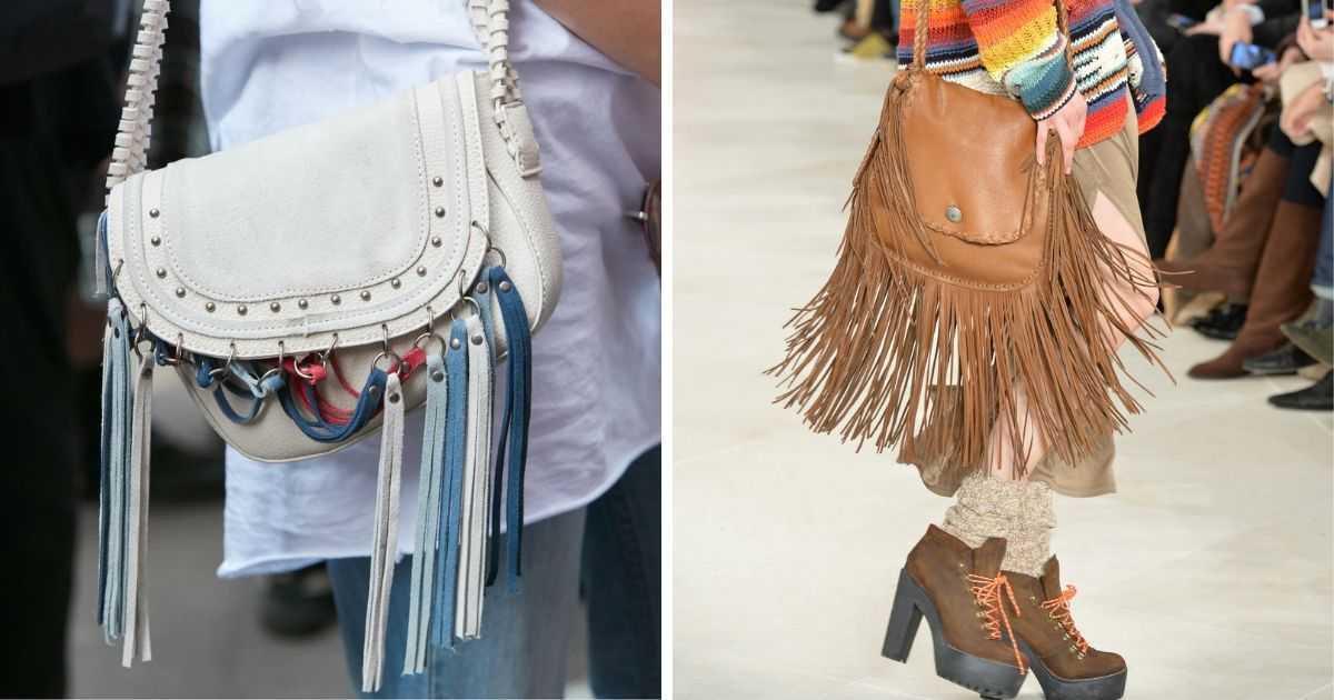 stylish bags with fringes