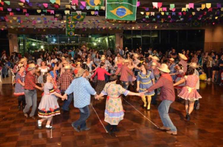 Music for square dancing at the June festival