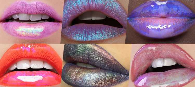 Holographic lipsticks 